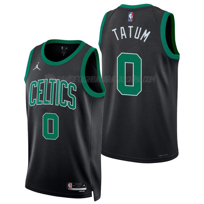 camiseta jayson tatum boston celtics de 0 hombre statement edition 2023 negro