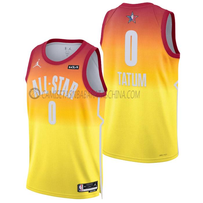 camiseta jayson tatum nba all-star de 0 hombre 2023 naranja