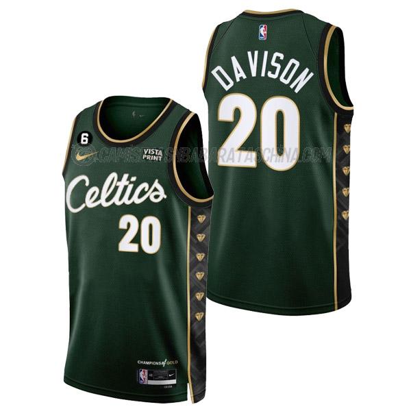 camiseta jd davison boston celtics de 20 hombre city edition 2023 verde