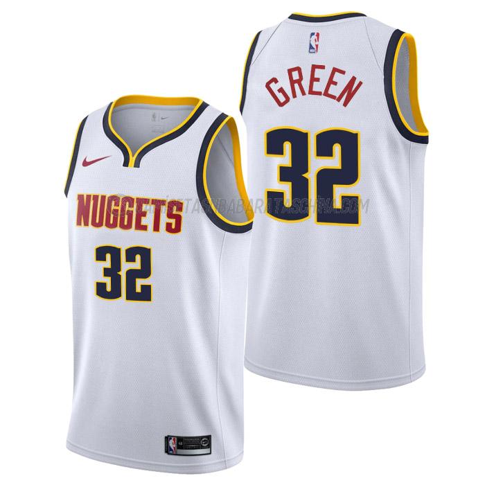 camiseta jeff green denver nuggets de 32 hombre association edition 2023 blanco