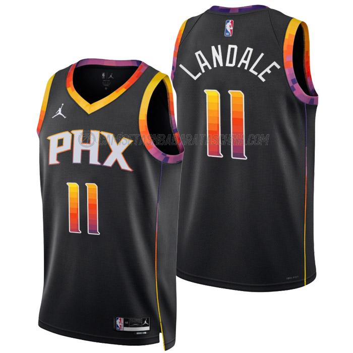 camiseta jock landale phoenix suns de 11 hombre statement edition 2023 negro