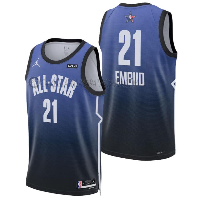 camiseta joel embiid nba all-star de 21 hombre 2023 azul