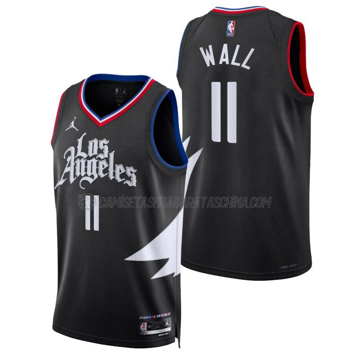 camiseta john wall los angeles clippers de 11 hombre statement edition 2023 negro