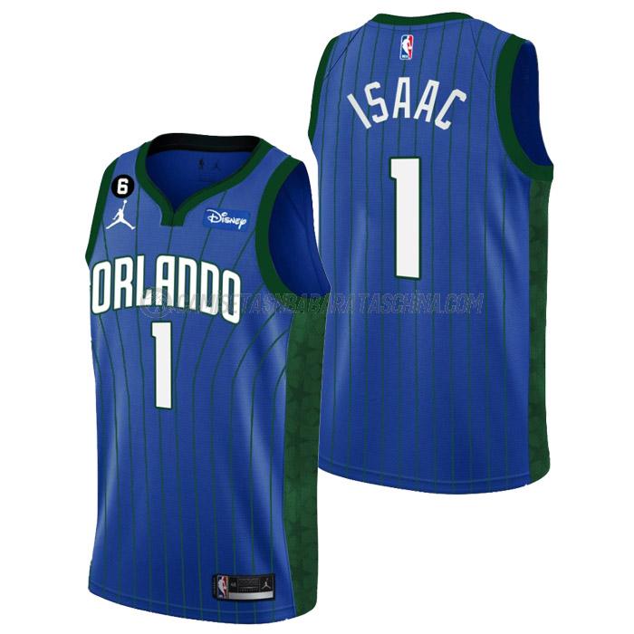 camiseta jonathan isaac orlando magic de 1 hombre statement edition 2023 verde