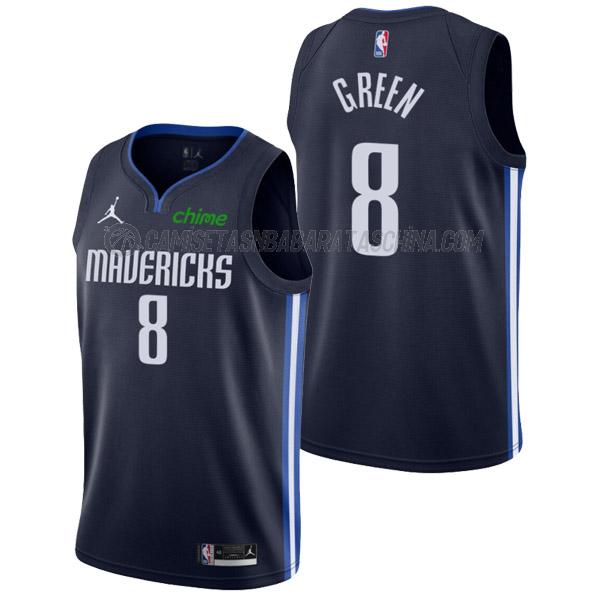 camiseta josh green dallas mavericks de 8 hombre statement edition 2022 azul marino