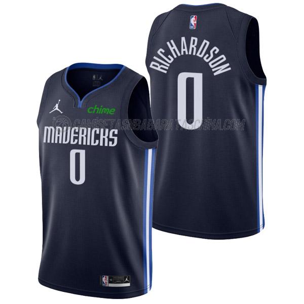 camiseta josh richardson dallas mavericks de 0 hombre statement edition 2022 azul marino