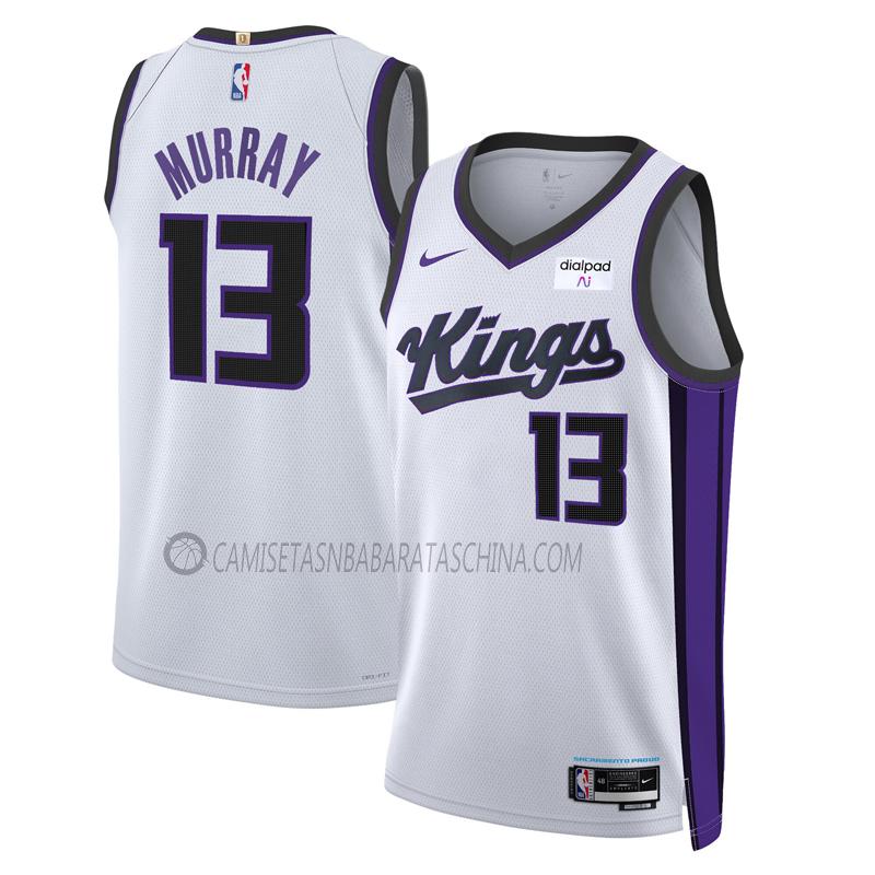 camiseta keegan murray sacramento kings de 13 hombre association edition 2023-24 blanco