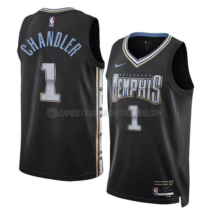 camiseta kennedy chandler memphis grizzlies de 1 hombre city edition 2023 negro