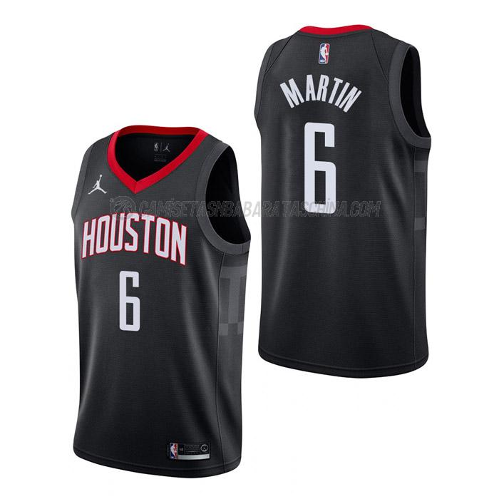 camiseta kenyon martin jr houston rockets de 6 hombre statement edition 2023 negro