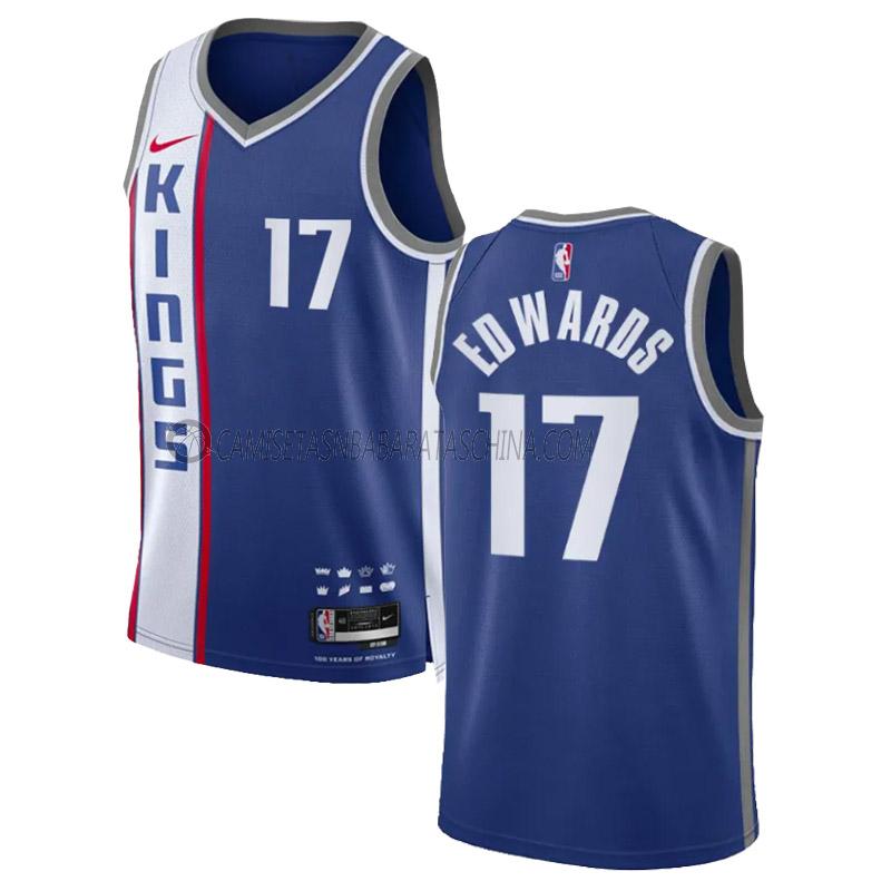 camiseta kessler edwards sacramento kings de 17 hombre city edition 2023-24 azul