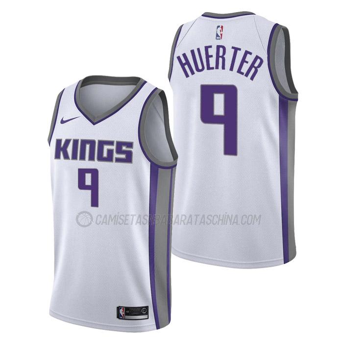 camiseta kevin huerter sacramento kings de 9 hombre association edition 2023 blanco