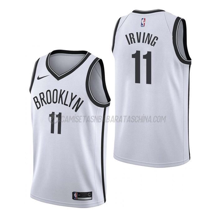 camiseta kyrie irving brooklyn nets de 11 hombre association edition 2023 blanco