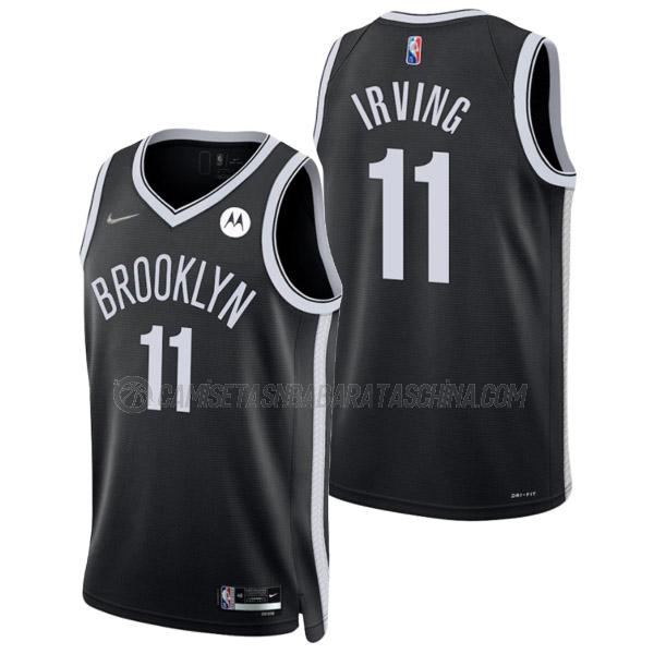 camiseta kyrie irving brooklyn nets de 11 hombre icon edition 2022 negro