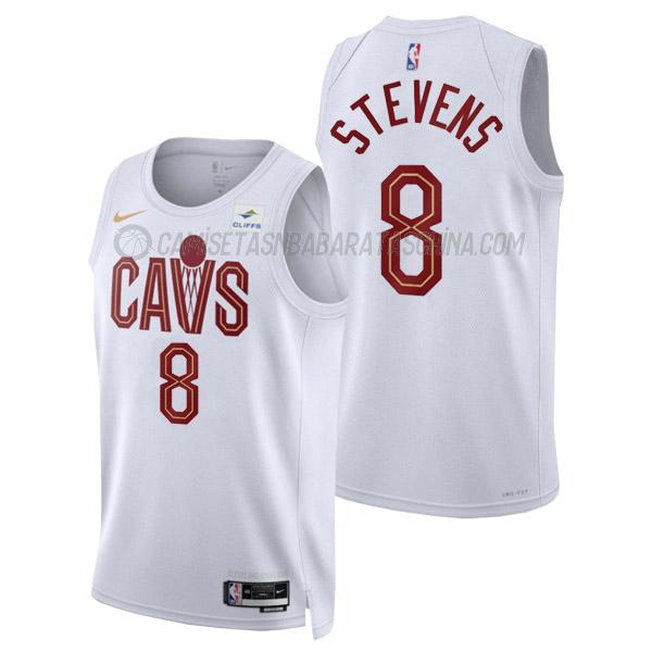 camiseta lamar stevens cleveland cavaliers de 8 hombre association edition 2023 blanco