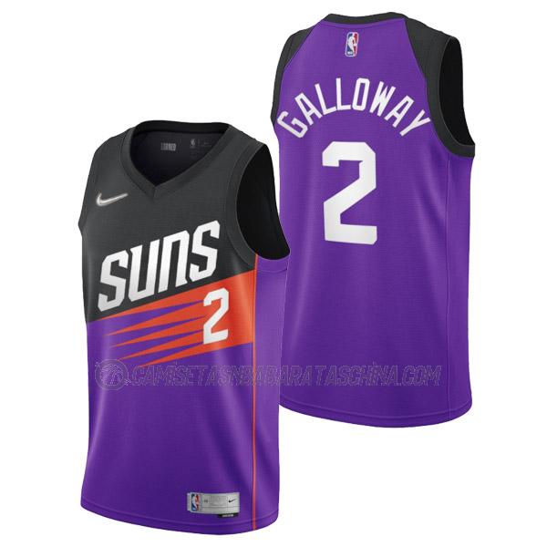 camiseta langston galloway phoenix suns de 2 hombre earned edition 2022 púrpura