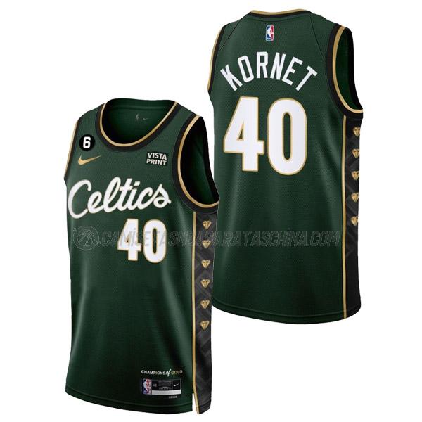 camiseta luke kornet boston celtics de 40 hombre city edition 2023 verde