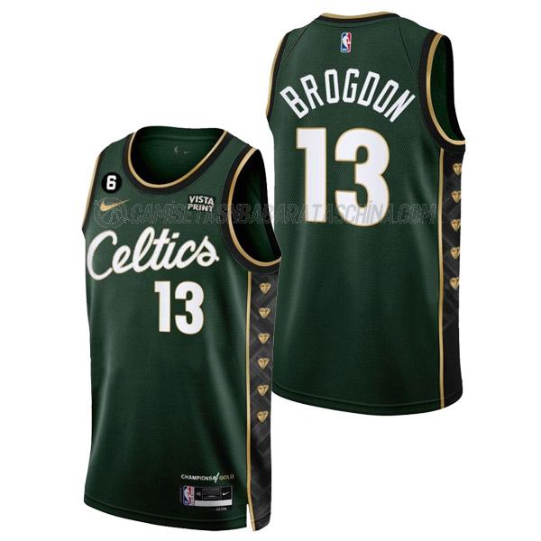 camiseta malcolm brogdon boston celtics de 13 hombre city edition 2023 verde