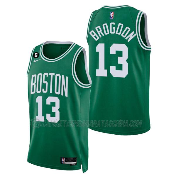 camiseta malcolm brogdon boston celtics de 13 hombre icon edition 2023 verde