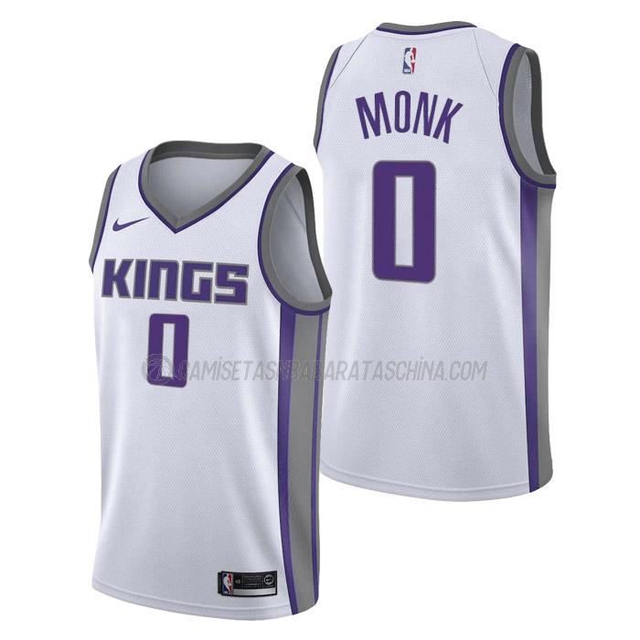 camiseta malik monk sacramento kings de 0 hombre association edition 2023 blanco