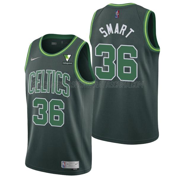 camiseta marcus smart boston celtics de 36 hombre earned edition 2021 verde