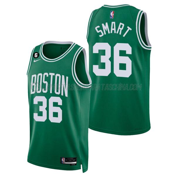 camiseta marcus smart boston celtics de 36 hombre icon edition 2023 verde