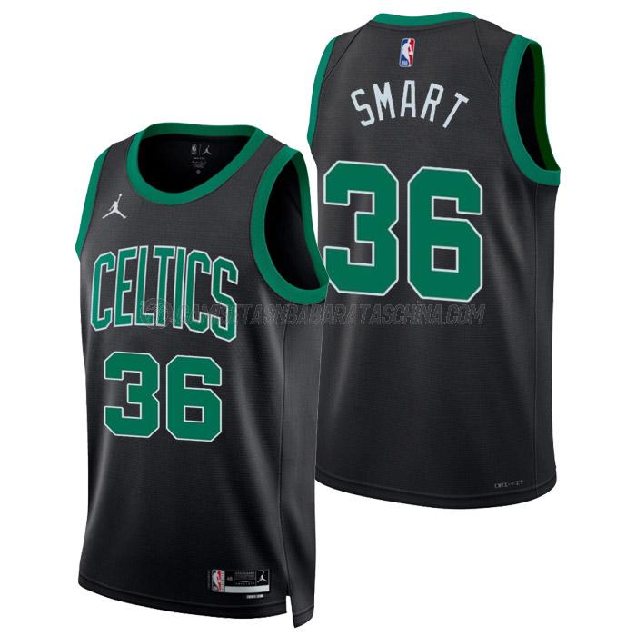 camiseta marcus smart boston celtics de 36 hombre statement edition 2023 negro