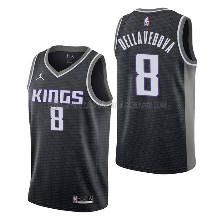 camiseta matthew dellavedova sacramento kings de 8 hombre statement edition 2023 negro