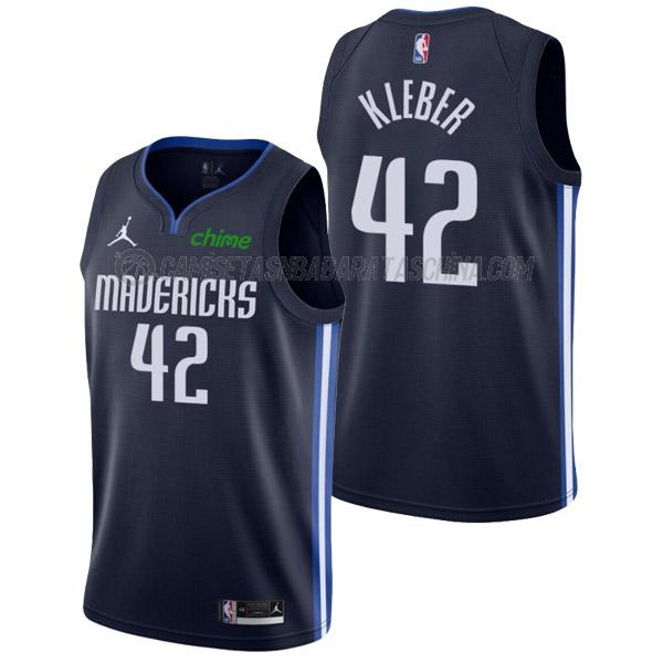 camiseta maxi kleber dallas mavericks de 42 hombre statement edition 2022 azul marino