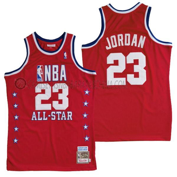 camiseta michael jordan all star de 23 hombre 23210b29 1989 rojo