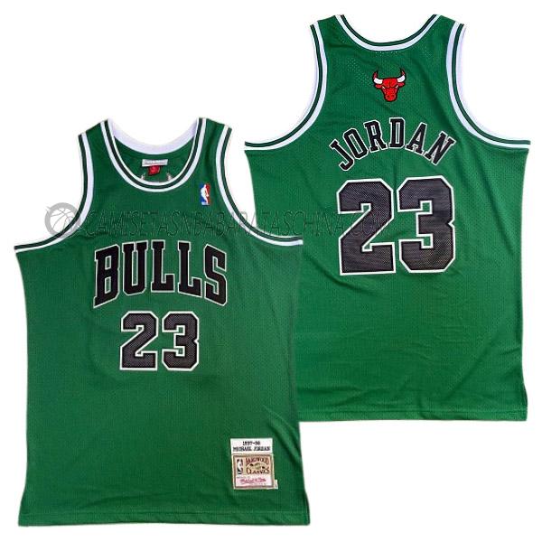 camiseta michael jordan chicago bulls de 23 hombre 23210b10 verde