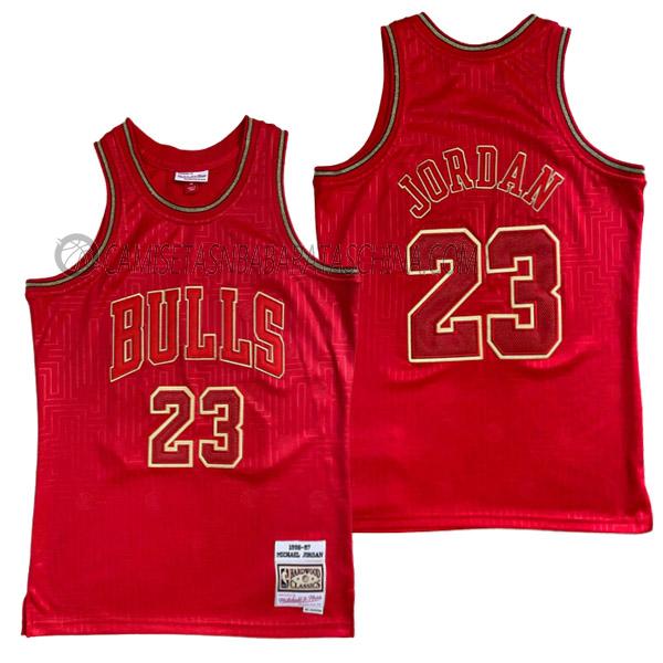 camiseta michael jordan chicago bulls de 23 hombre 23210b15 rojo