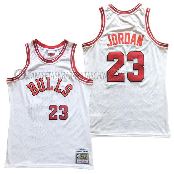 camiseta michael jordan chicago bulls de 23 hombre 23210b16 blanco