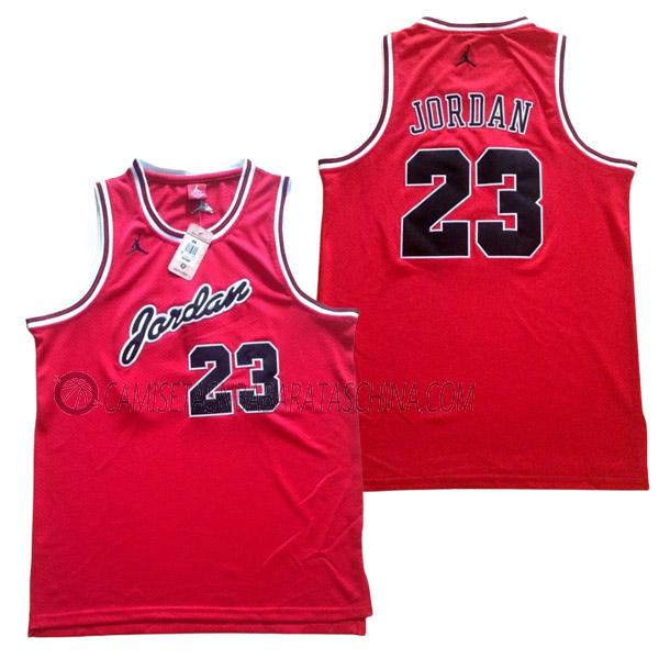 camiseta michael jordan chicago bulls de 23 hombre 23210b27 rojo