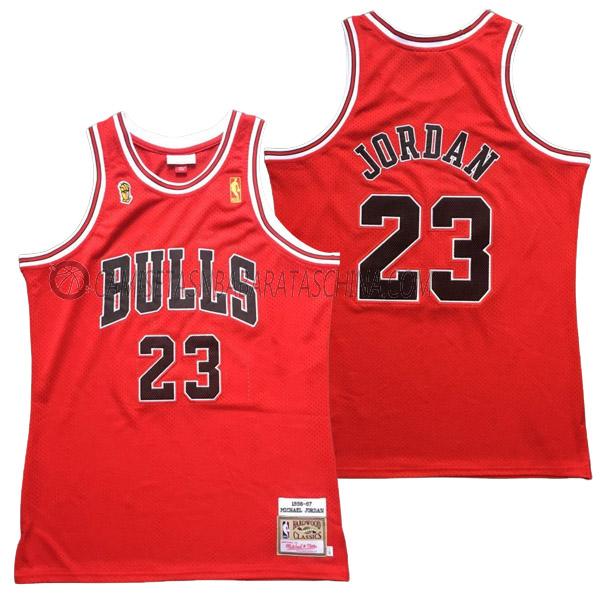 camiseta michael jordan chicago bulls de 23 hombre 23210b31 rojo