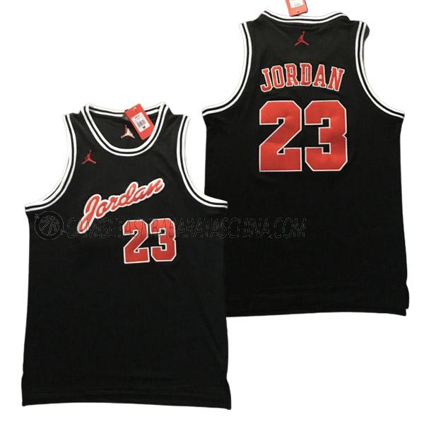 camiseta michael jordan chicago bulls de 23 hombre 23210b38 negro