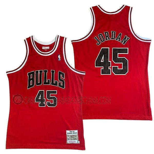 camiseta michael jordan chicago bulls de 45 hombre 23210b24 rojo