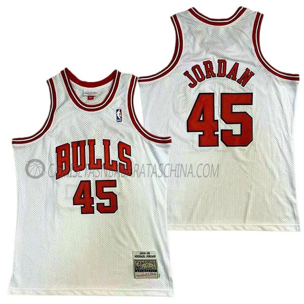 camiseta michael jordan chicago bulls de 45 hombre 23210b33 blanco