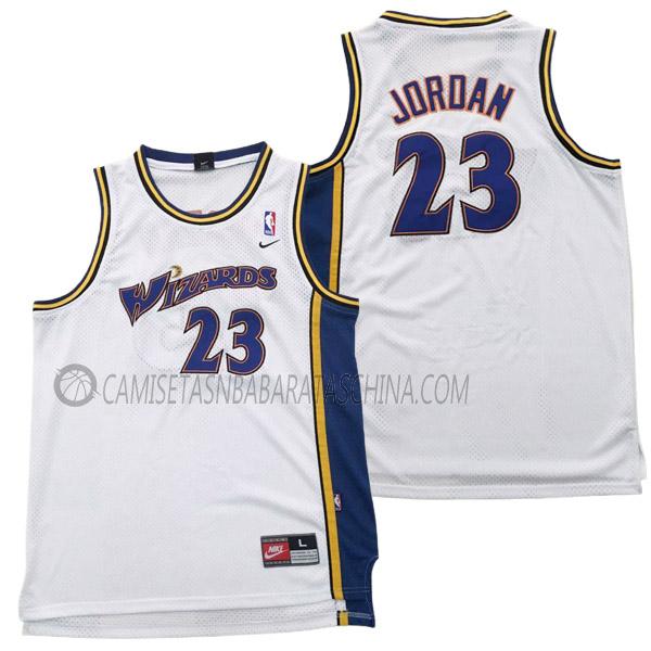 camiseta michael jordan washington wizards de 23 hombre 23210b23 blanco