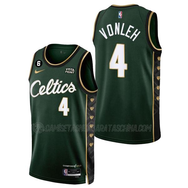 camiseta noah vonleh boston celtics de 4 hombre city edition 2023 verde