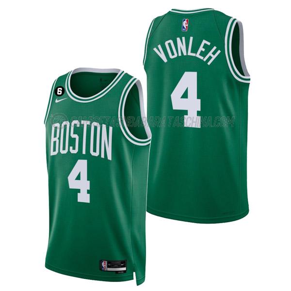 camiseta noah vonleh boston celtics de 4 hombre icon edition 2023 verde