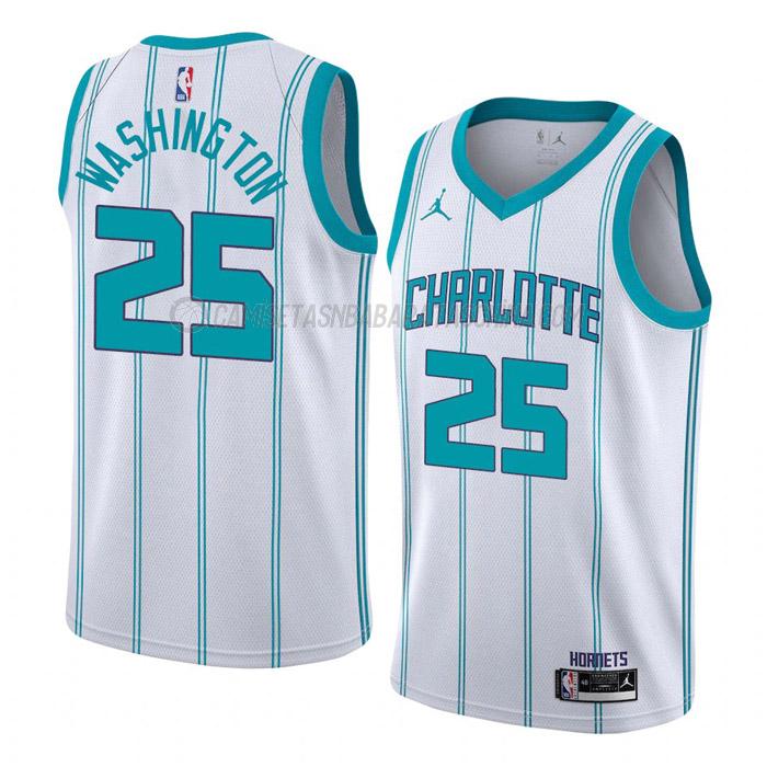 camiseta p.j. washington charlotte hornets de 25 hombre association edition 2023 blanco