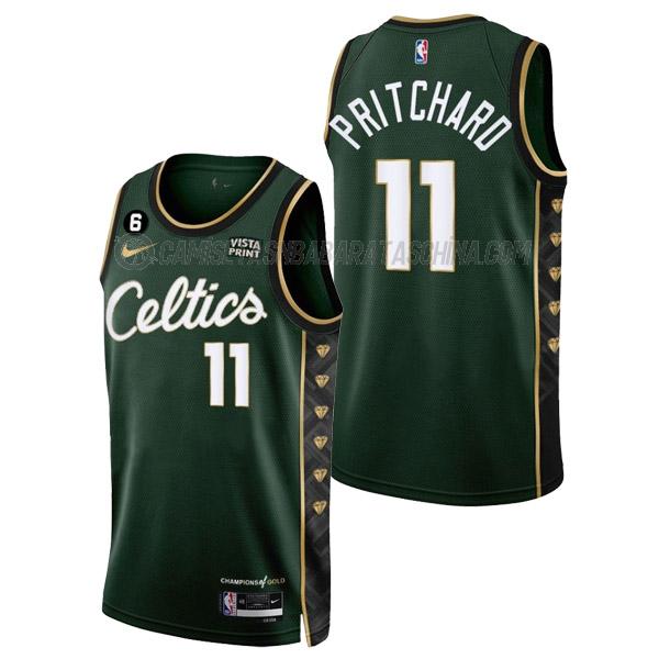 camiseta payton pritchard boston celtics de 11 hombre city edition 2023 verde