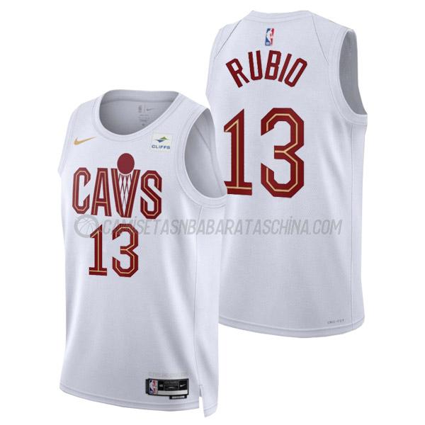 camiseta ricky rubio cleveland cavaliers de 13 hombre association edition 2023 blanco