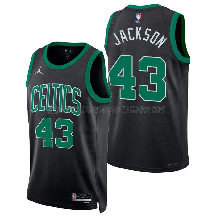 camiseta robert justin jackson boston celtics de 43 hombre statement edition 2023 negro