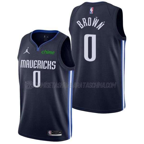 camiseta sterling brown dallas mavericks de 0 hombre statement edition 2022 azul marino