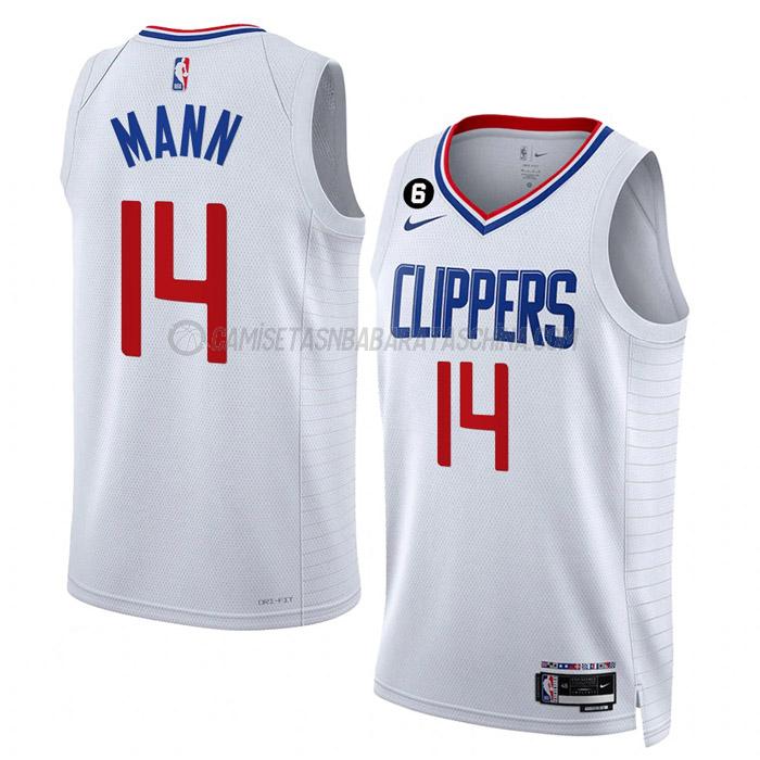 camiseta terance mann los angeles clippers de 14 hombre association edition 2023 blanco