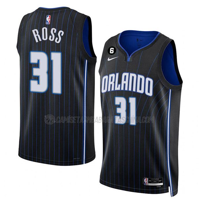 camiseta terrence ross orlando magic de 31 hombre icon edition 2023 negro