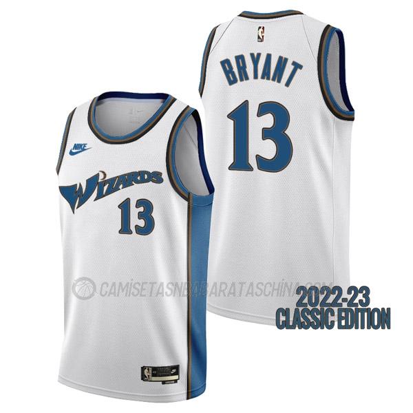 camiseta thomas bryant washington wizards de 13 hombre classic edition 2023 blanco