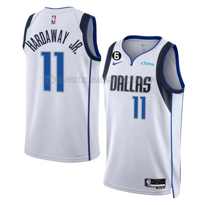 camiseta tim hardaway jr dallas mavericks de 11 hombre association edition 2023 blanco