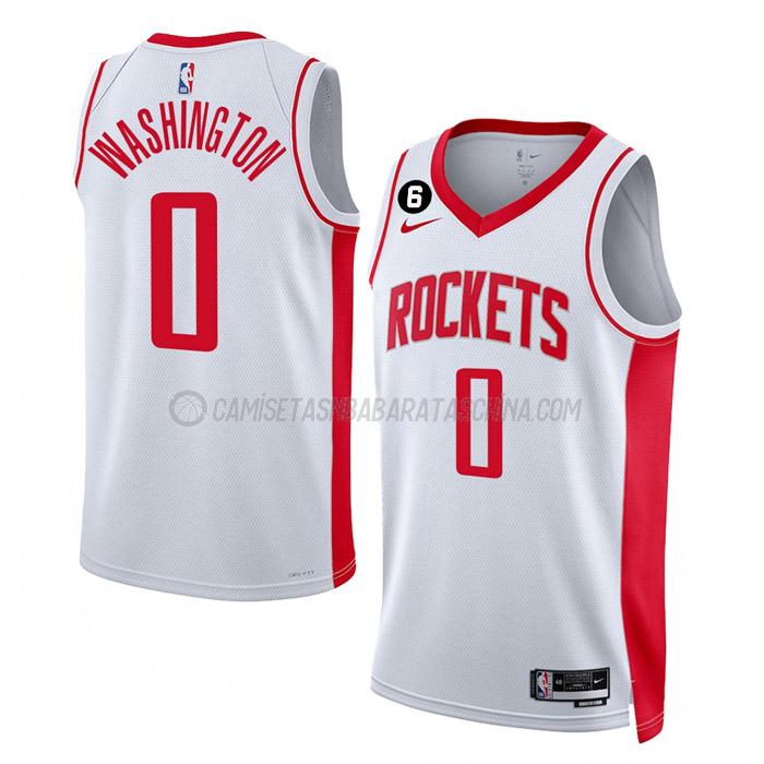 camiseta tyty washington houston rockets de 0 hombre association edition 2023 blanco